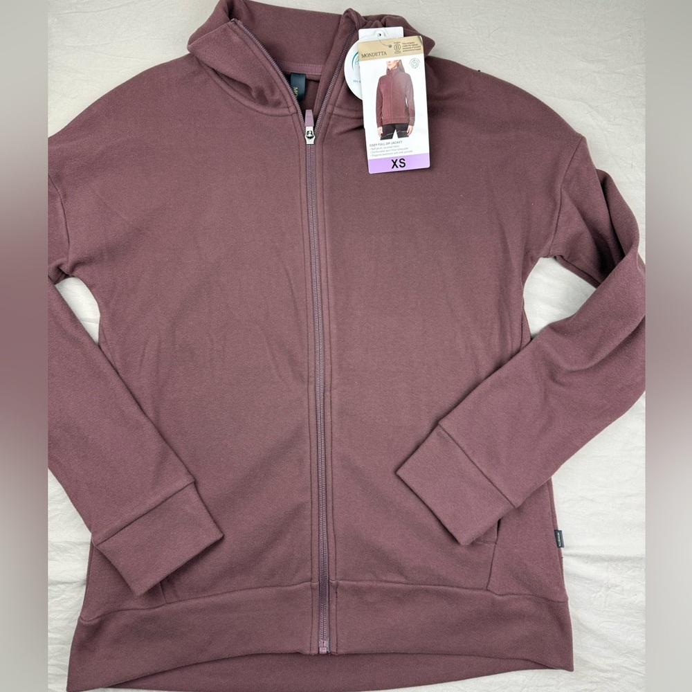Mondetta womens cozy Full-Zip Jacket‎ New size XS